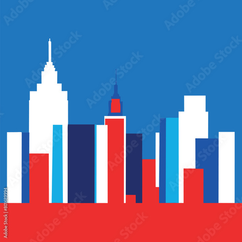 buildings  vector illustration flat 2