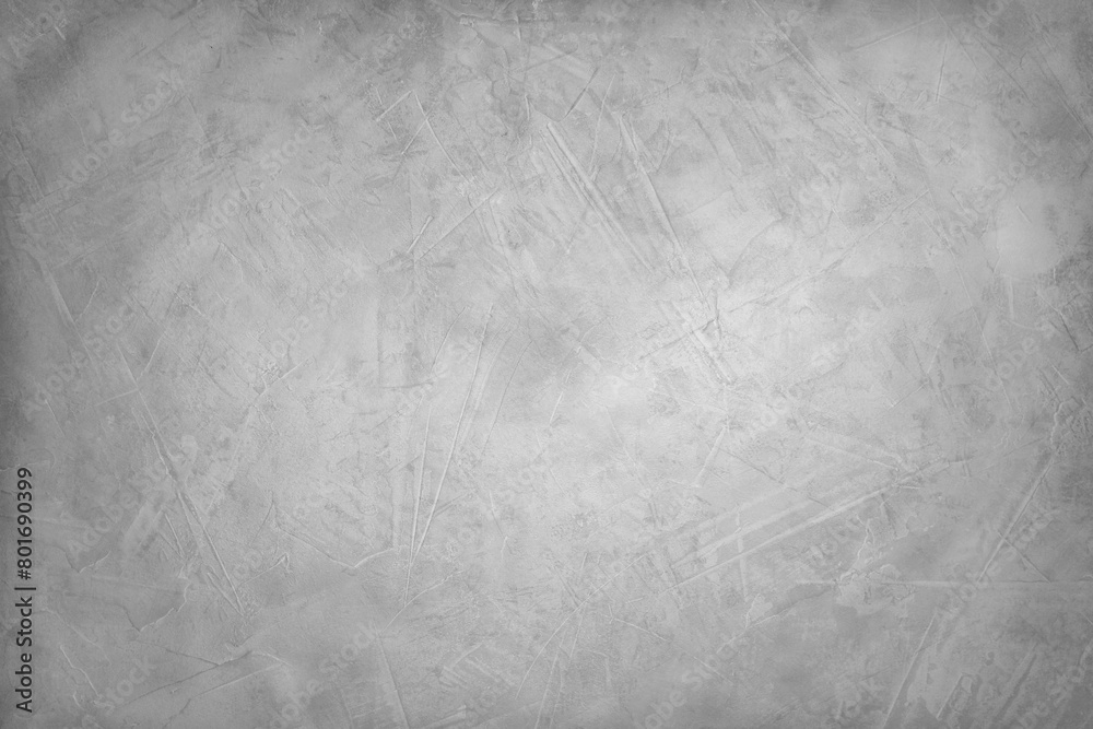 Naklejka premium Grey concrete textured surface as background, closeup