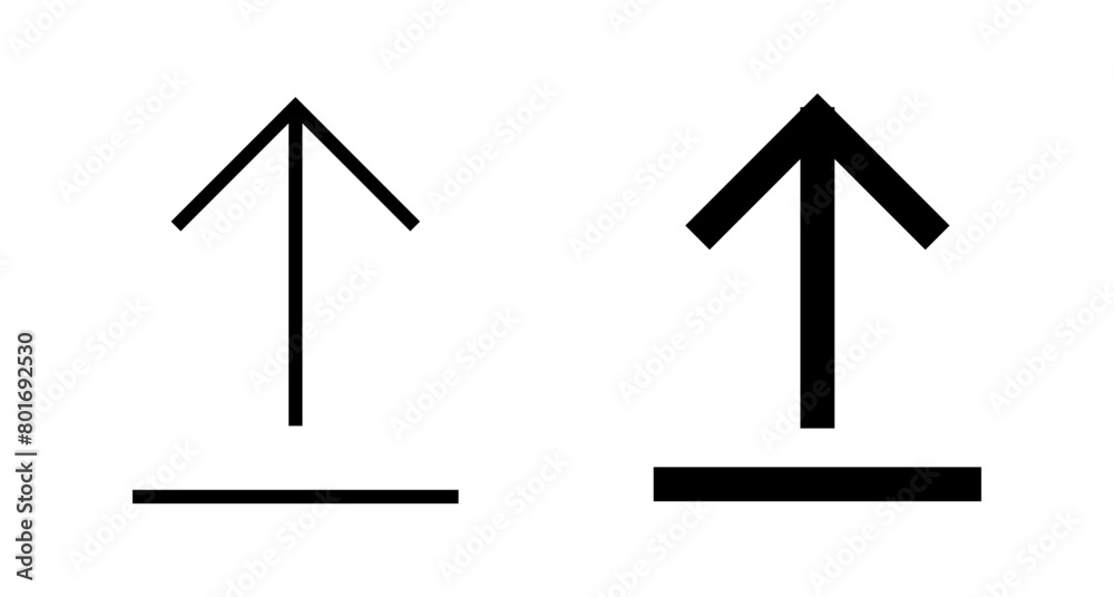 Upload icon vector isolated on white background. Upload sign icon. Upload button. Load symbol. Upload icon vector isolated on white background. Upload sign icon. Upload button. Load symbol.