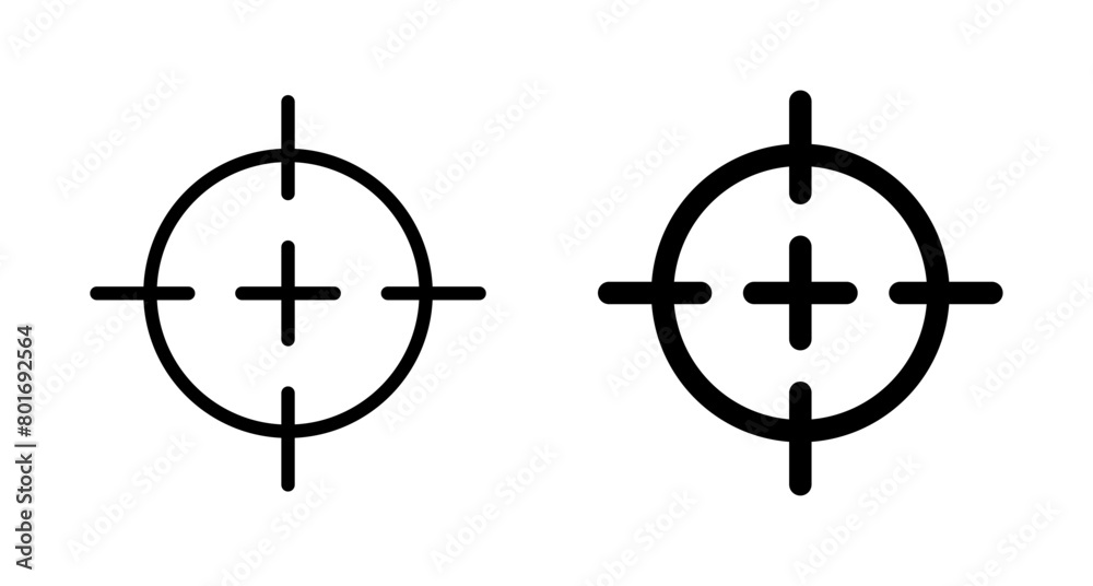 Target icon vector isolated on white background. Target vector icon. goal icon. marketing target. Aim Target icon vector isolated on white background. Target vector icon. goal icon. marketing target. Aim