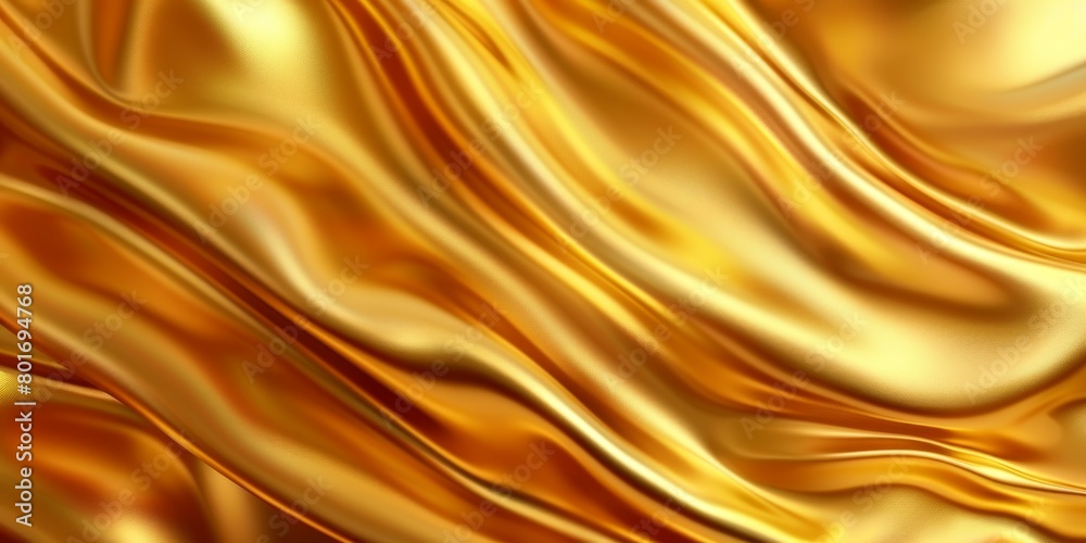 Fototapeta premium Golden shiny background texture. Gold metal foil texture. Beautiful luxury background