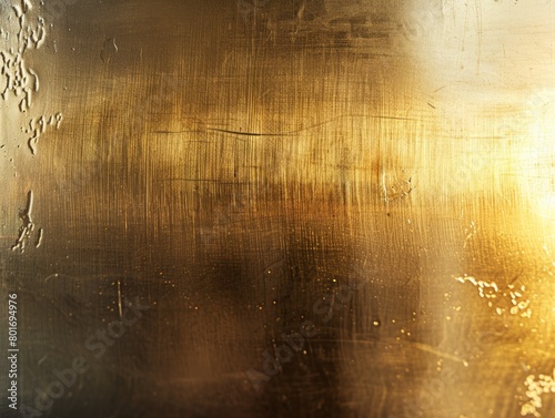 Golden shiny background texture. Gold metal foil texture. Beautiful luxury background