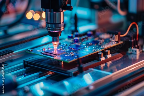 Obraz na płótnie PCB assembly machine