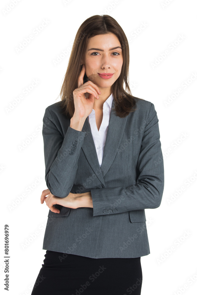 Business woman isolated close up Business woman isolated close up