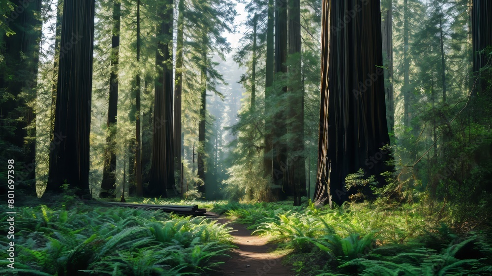 Obraz premium path in the forest.