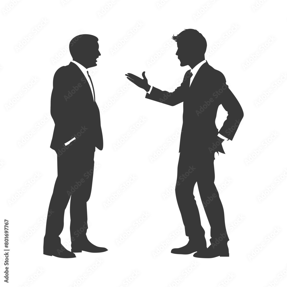 silhouette boss shouts at employee full body black color only silhouette boss shouts at employee full body black color only