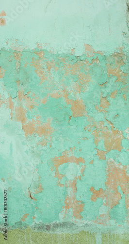 Old textured green wall background vintage. Lovely aged backdrop concept 