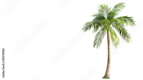 Young palm tree