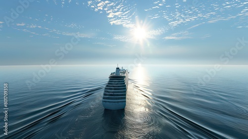 cruise n the middle of the sea photo