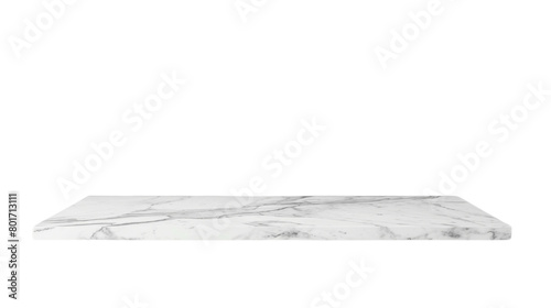 White marble table top photo