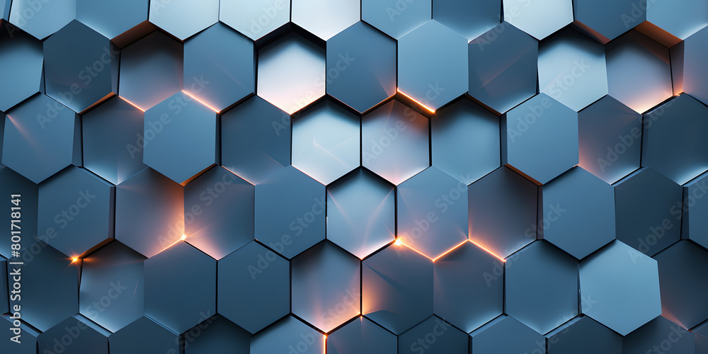 Abstract technology background hexagon glow neon line business background theme Abstract technology background hexagon glow neon line business background theme