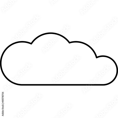 Cute Cloud Decorative Element