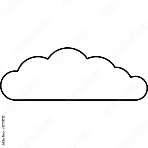Cute Cloud Decorative Element