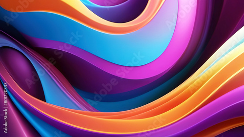 abstract colorful background with smooth lines