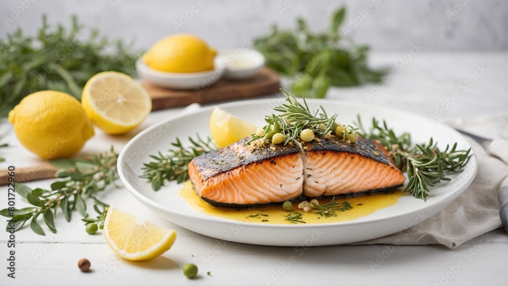Lemon myrtle salmon Lemon myrtle salmon