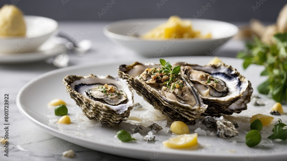 Sydney rock oyster shooters Sydney rock oyster shooters
