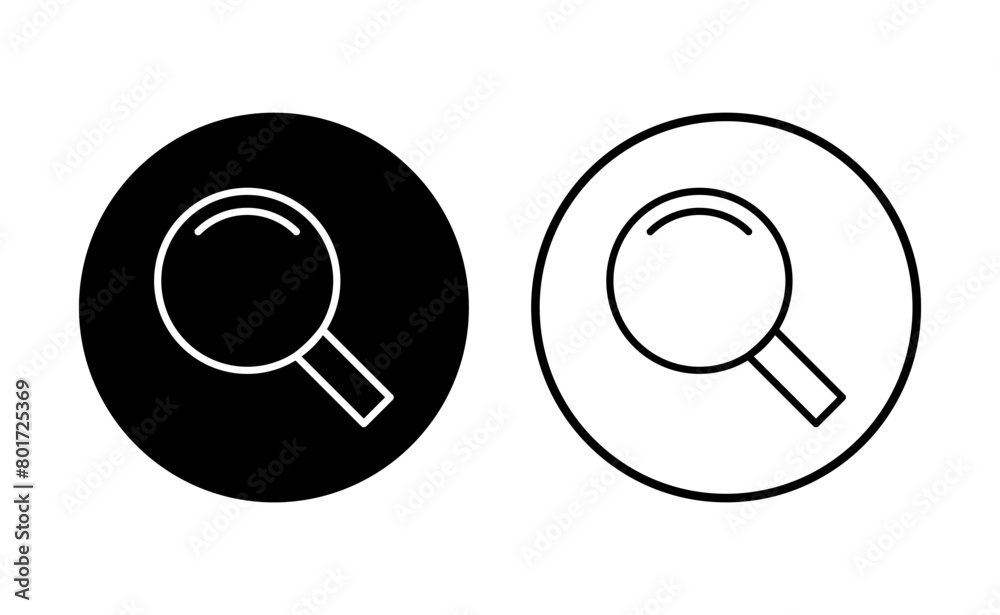 Search icon set. search magnifying glass icon Search icon set. search magnifying glass icon