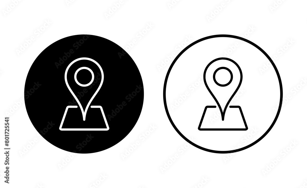 Pin icon set. Location icon vector. destination icon. map pin Pin icon set. Location icon vector. destination icon. map pin