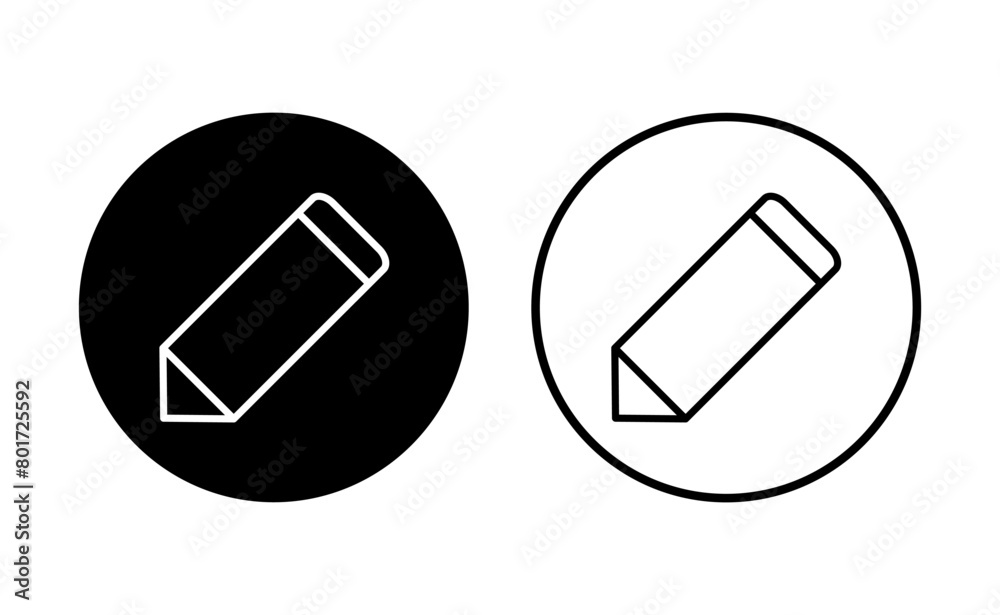 Pencil icon set. pen symbol. edit icon vector Pencil icon set. pen symbol. edit icon vector