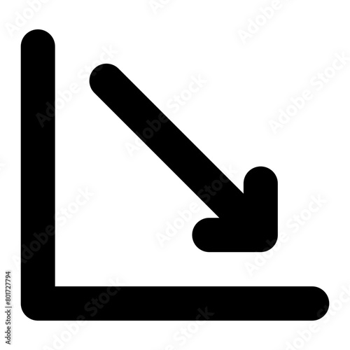 bankruptcy line icon