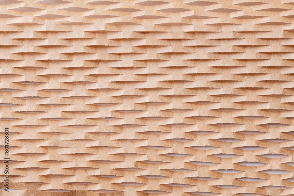 Brown background, honeycomb paper core texture design Brown background, honeycomb paper core texture design