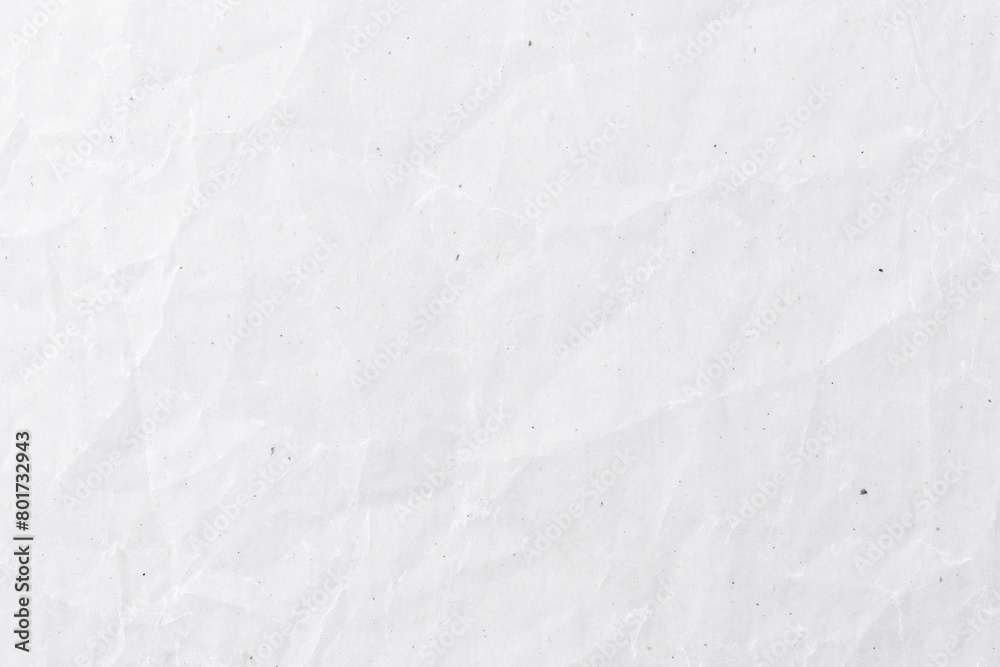 Naklejka premium Crumpled paper texture background, off white tone