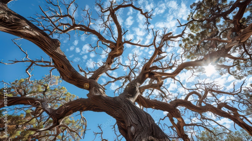 tree with branches that have no leaves