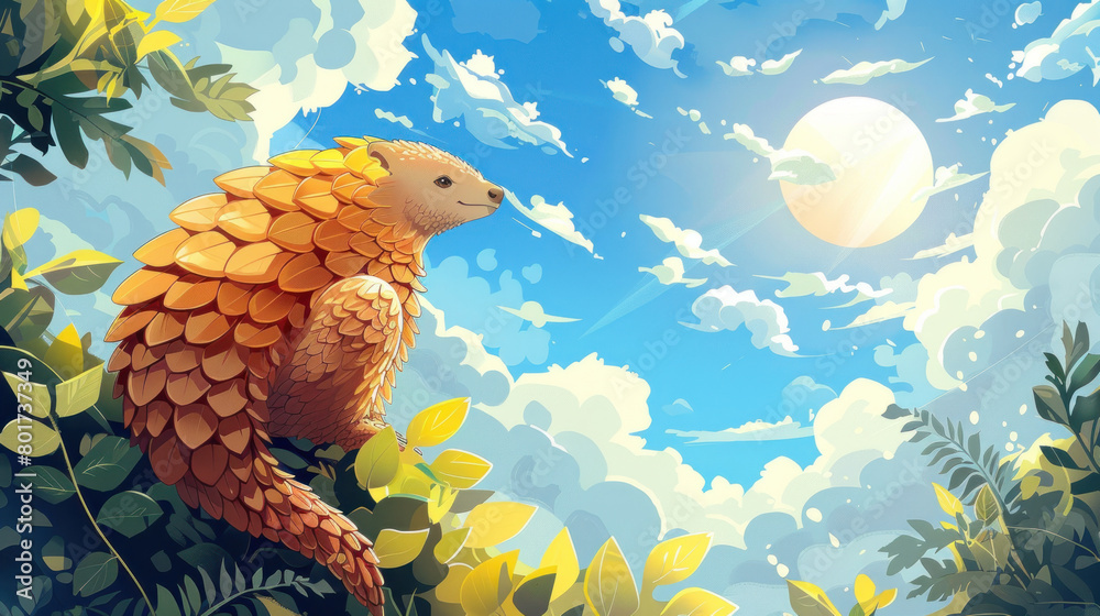Fototapeta premium Pangolin Vector Images
