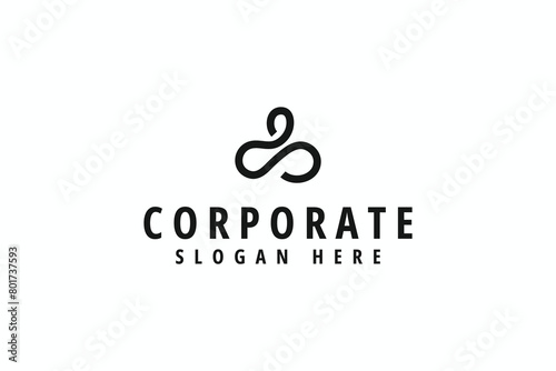 creative line art people, human, person symbol logo vector design template isolated on white. unique clean outline people icon logo design vector idea for corporate, company, and community