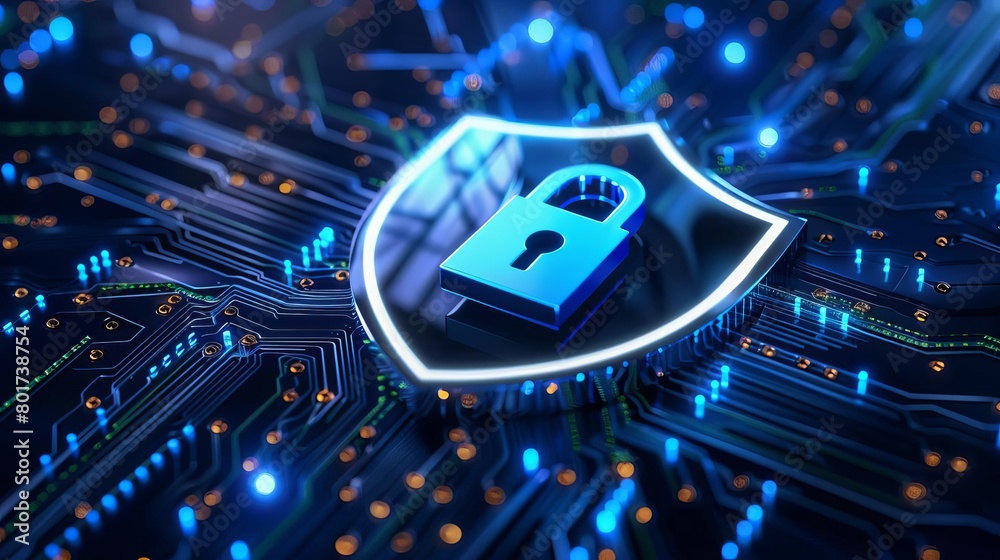 cybersecurity shield protecting digital data and information cybersecurity shield protecting digital data and information
