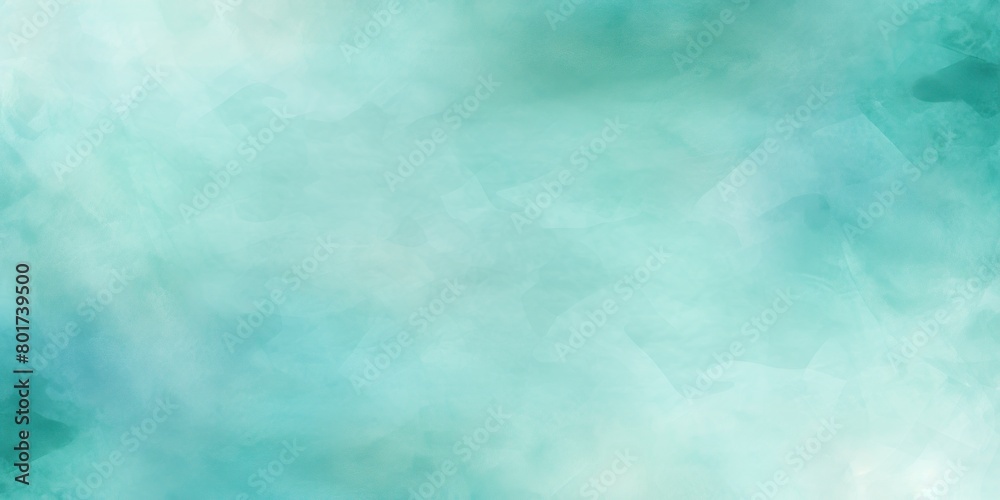 Teal barely noticeable watercolor light soft gradient pastel background minimalistic pattern with copy space texture for display products blank copyspace 