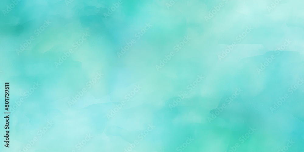 Teal barely noticeable watercolor light soft gradient pastel background minimalistic pattern with copy space texture for display products blank copyspace 