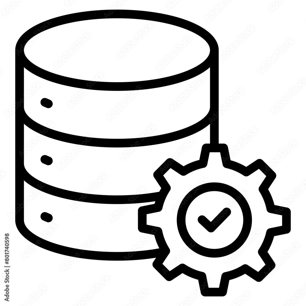 Database Management Icon Element For Design Database Management Icon Element For Design