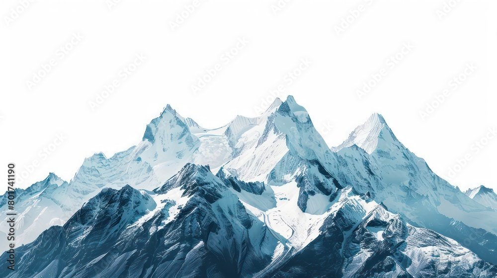 alps mountains dark blue on white background alps mountains dark blue on white background
