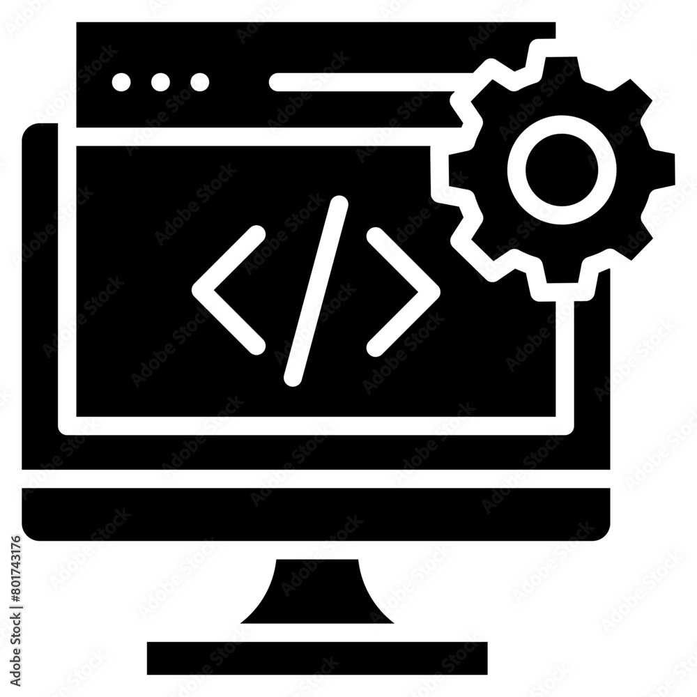 Software Configuration Icon Element For Design Software Configuration Icon Element For Design