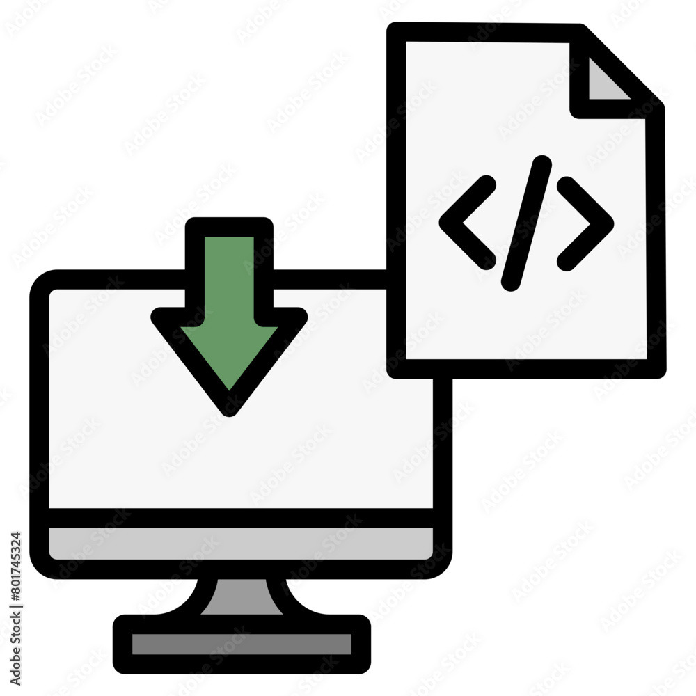 Code Backup Icon Element For Design Code Backup Icon Element For Design
