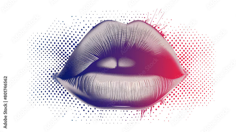vector abstract female lips vector abstract female lips