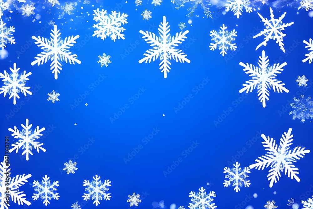 雪のモチーフのクリスマスカード、冬 雪のモチーフのクリスマスカード、冬