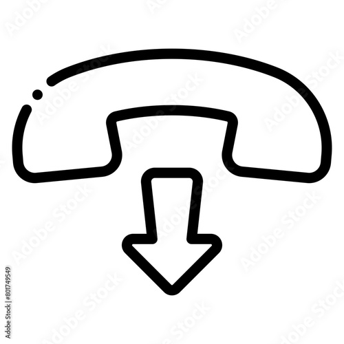 end call icon