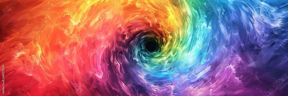 a colorful painting of a human eye a colorful painting of a human eye