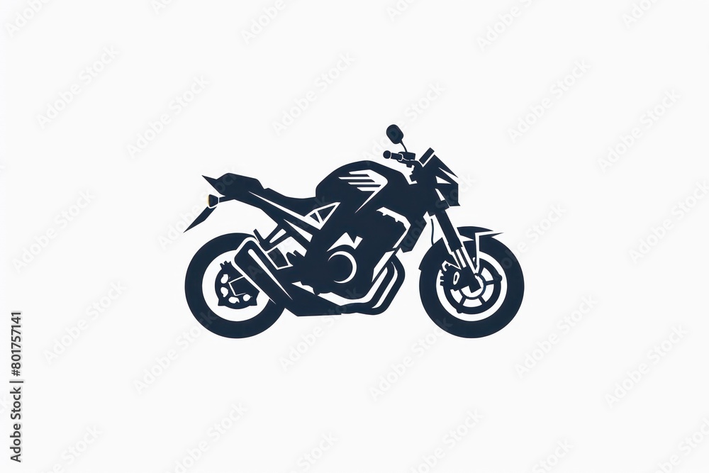 motorcycle logo design on white background motorcycle logo design on white background
