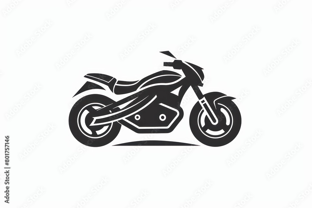 motorcycle logo design on white background motorcycle logo design on white background