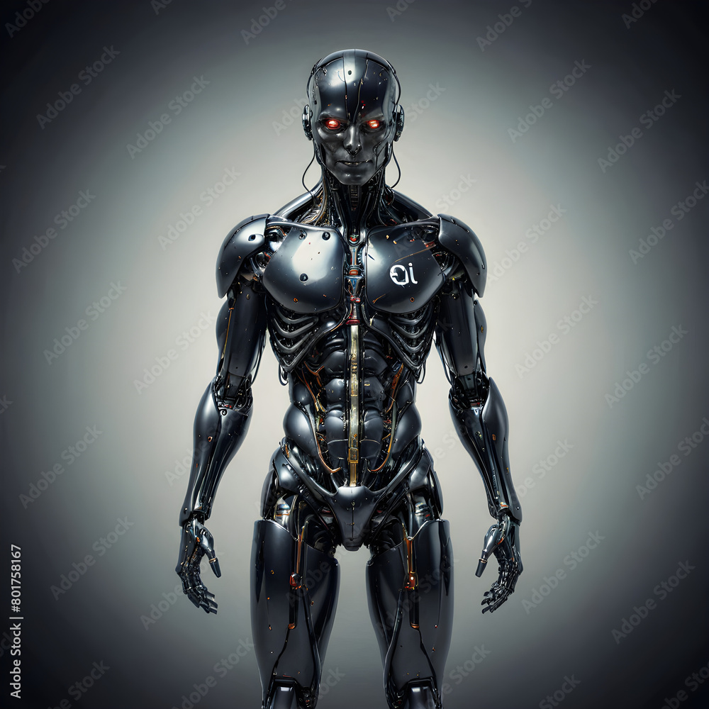 Fototapeta premium robot cyborg
