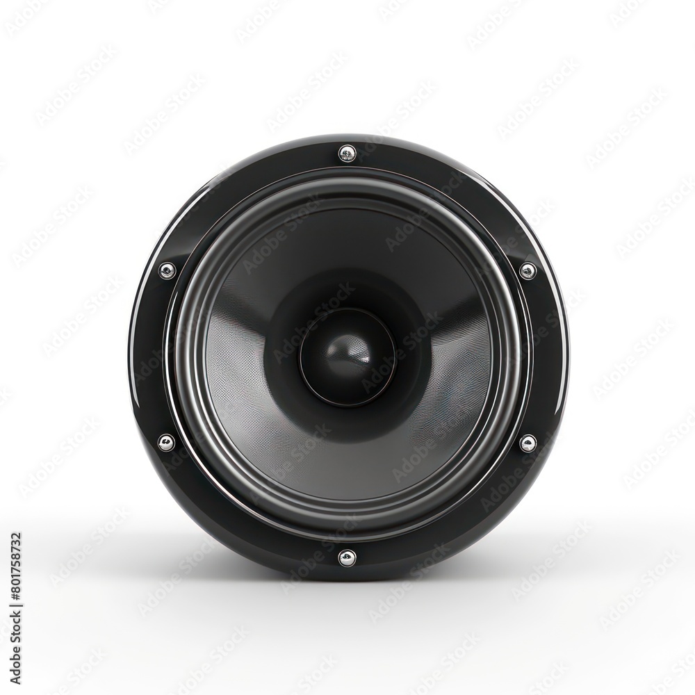 subwoofer speaker on white background subwoofer speaker on white background