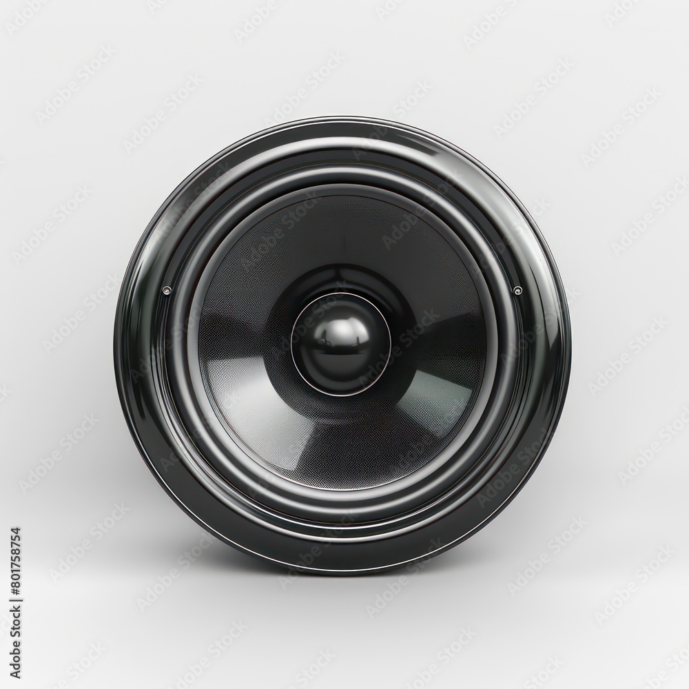 subwoofer speaker on white background subwoofer speaker on white background