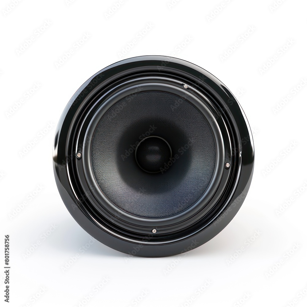 subwoofer speaker on white background subwoofer speaker on white background