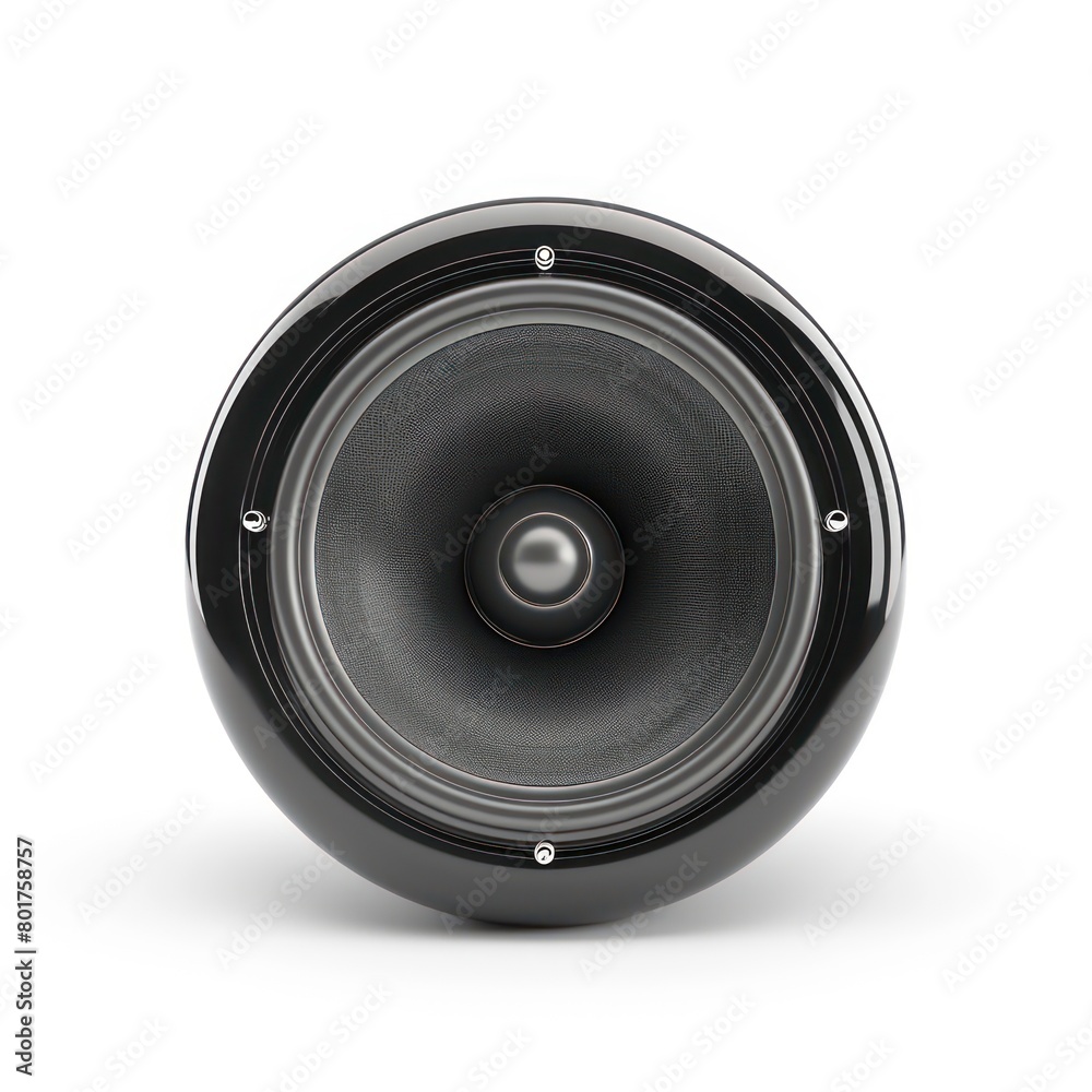 subwoofer speaker on white background subwoofer speaker on white background