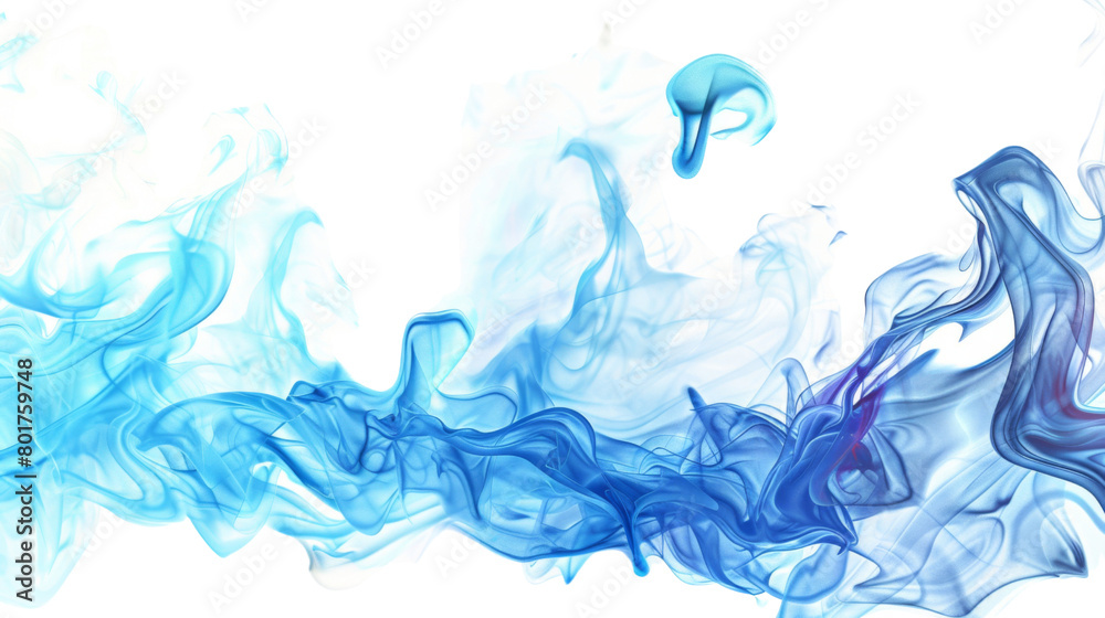 Fototapeta premium Blue fire