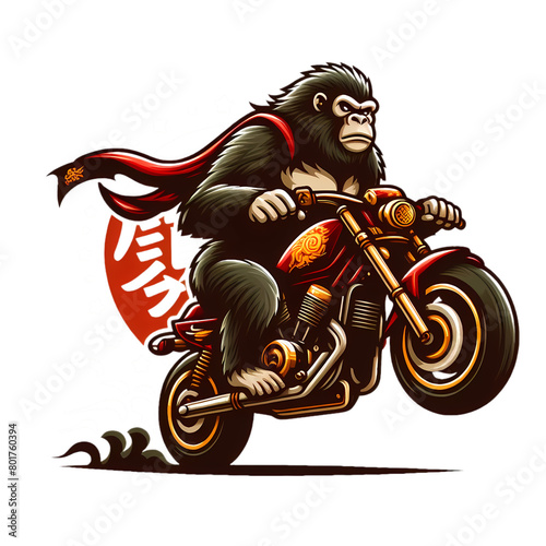Kong rider illustration
