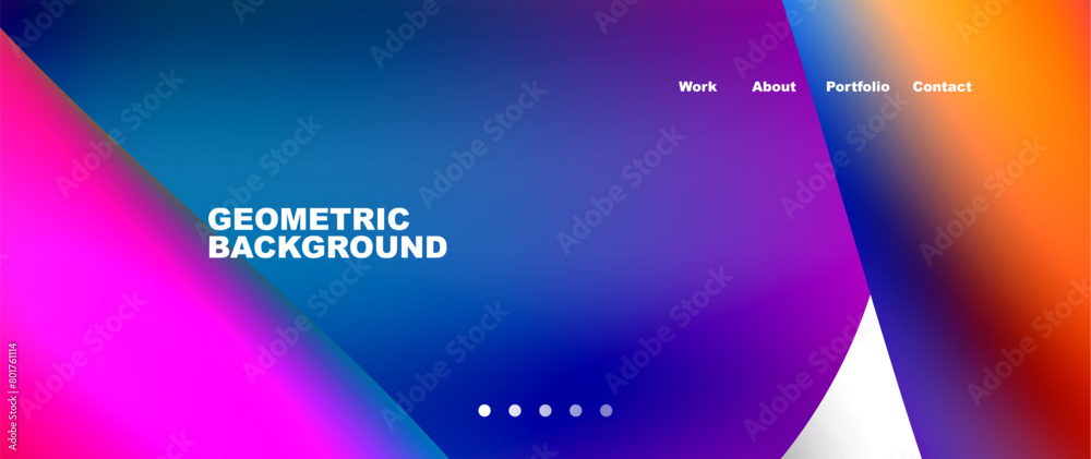 A modern geometric background featuring a triangle in the center, with vibrant colors like electric blue, magenta, and violet. Perfect for a multimedia brands logo or display device design A modern geometric background featuring a triangle in the center, with vibrant colors like electric blue, magenta, and violet. Perfect for a multimedia brands logo or display device design